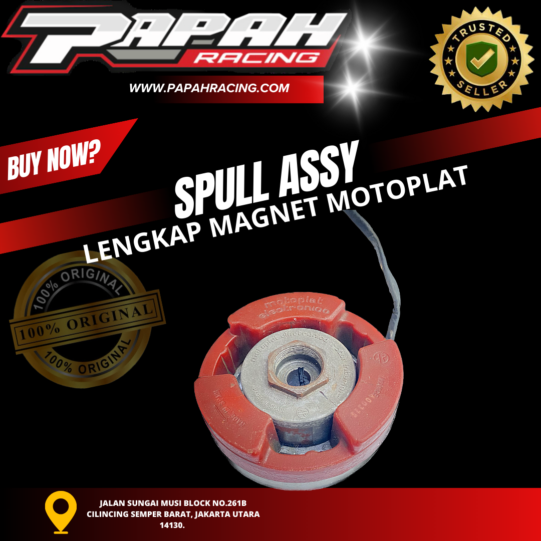 SPULL ASSY LENGKAP MAGNET MOTOPLAT